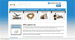 Desktop Screenshot of apdlogistics.com